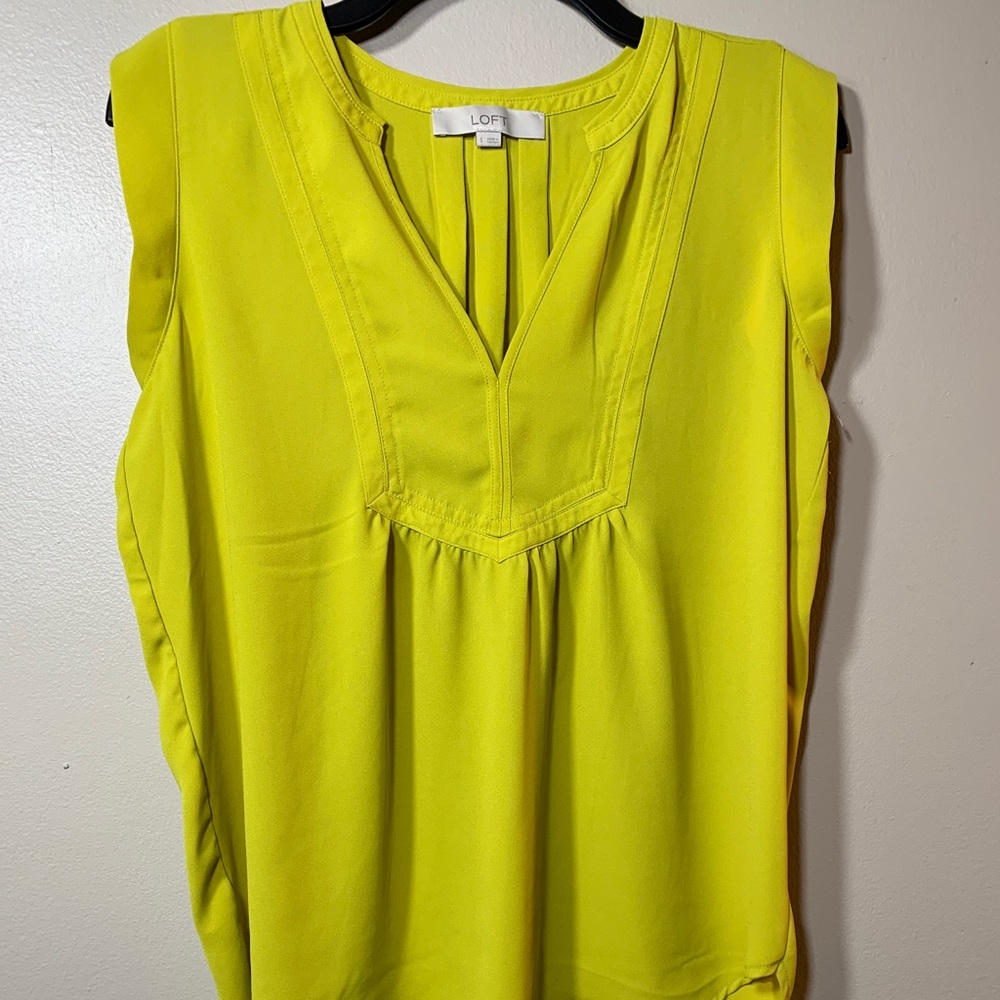 Beautiful Loft Yellow Blouse
